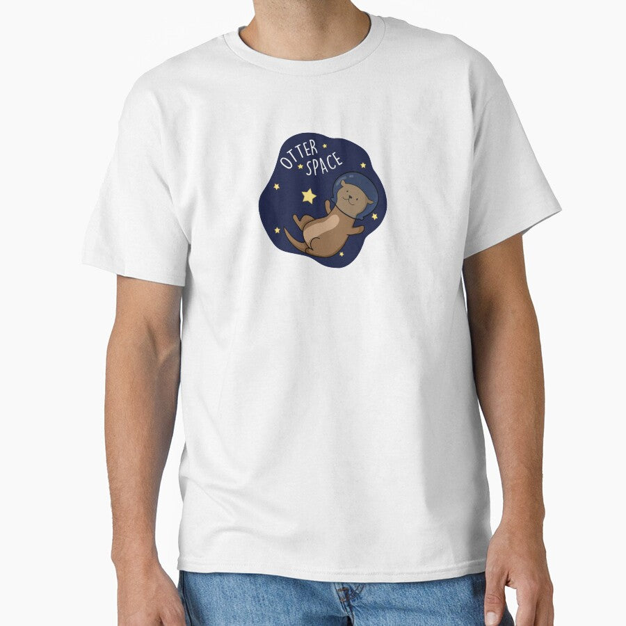 Otter Space Funny Astronaut Funny Animal Pun by punnybone