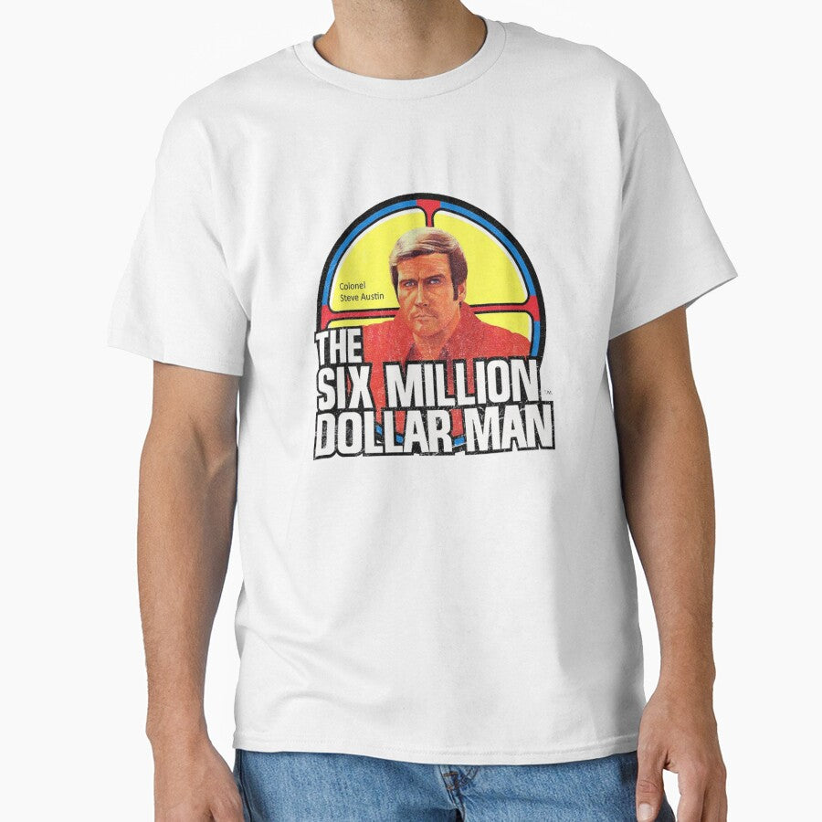 The Six Million Dollar Man Logo Vintage by Alema Art