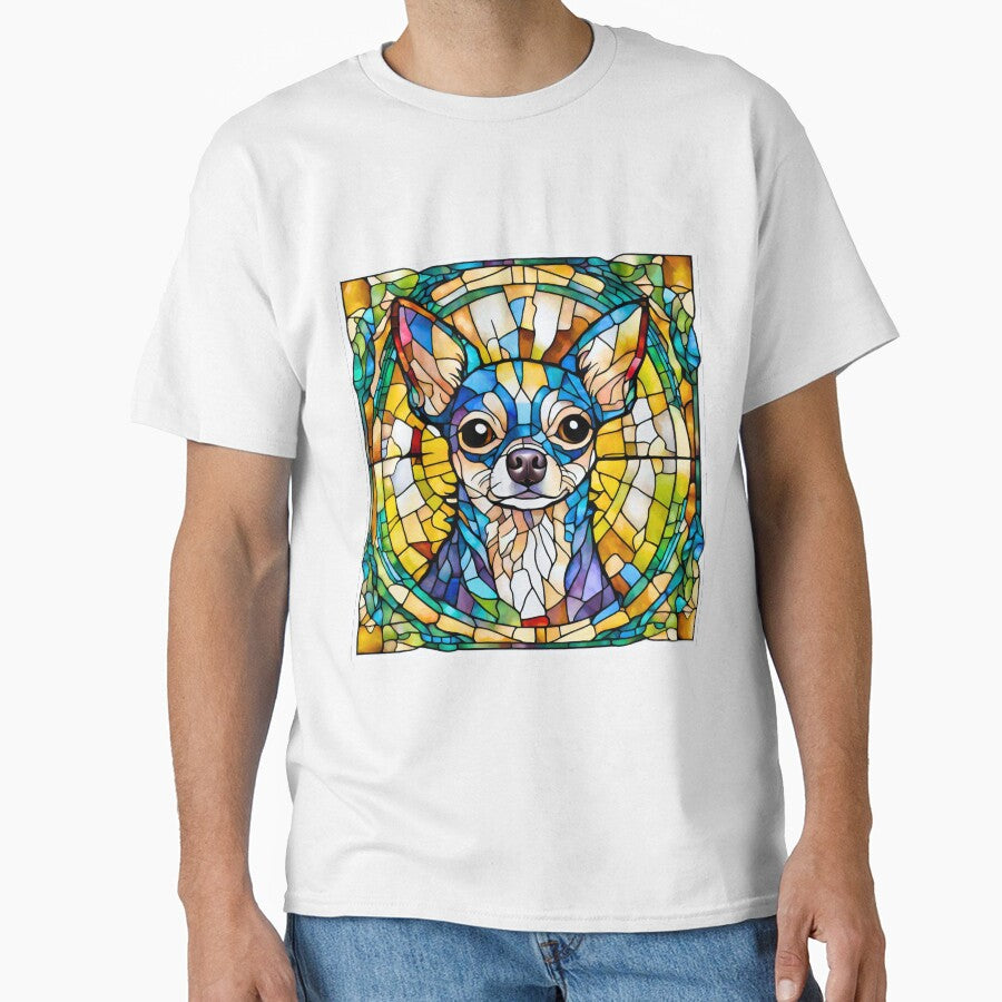 Stained Glass Chihuahua by Fredster1966