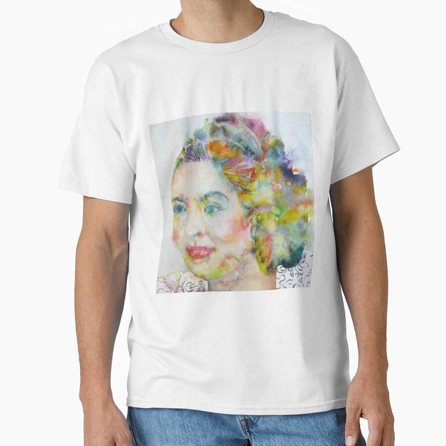 BILLIE HOLIDAY watercolor portrait by lautir