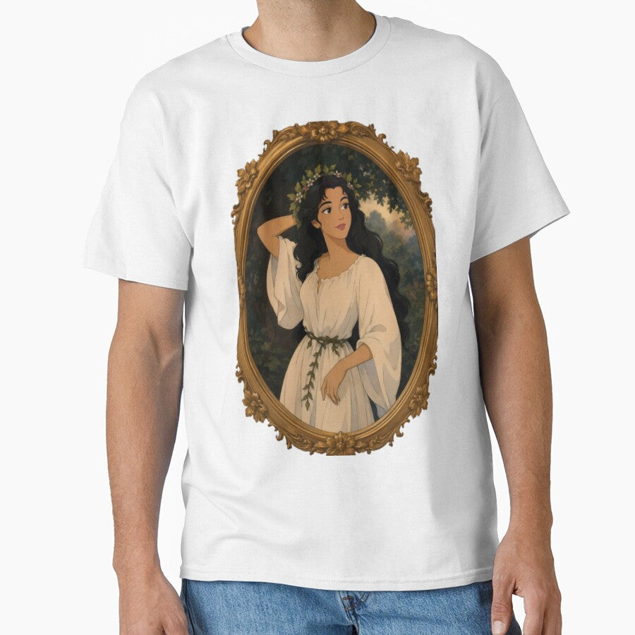 Enchanted Forest Maiden – Vintage Fantasy Portrait Art by  Hollow Moon Studios.