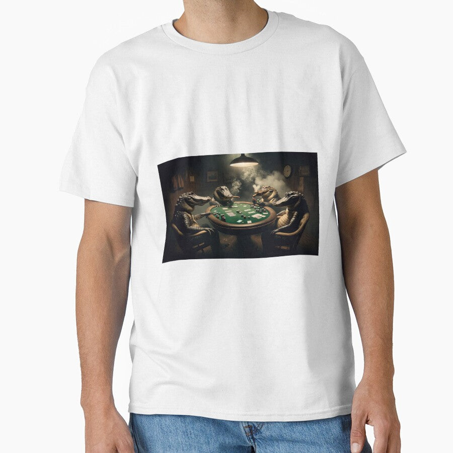 Alligators Playing Poker by Diego Re