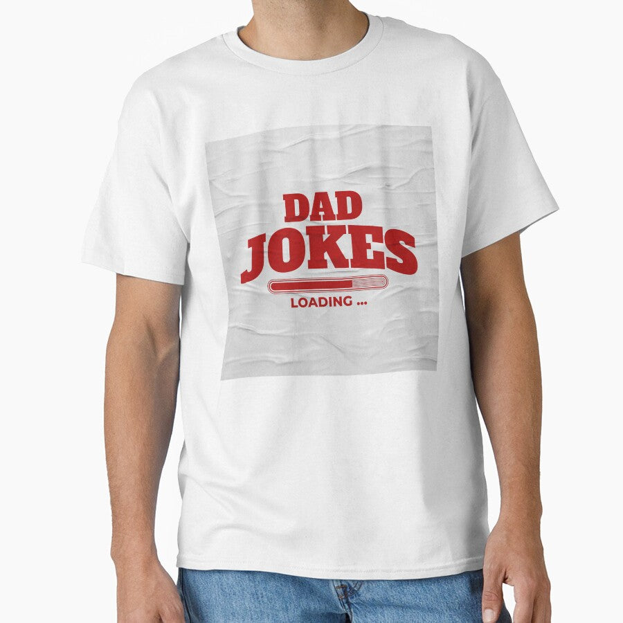 Dad Jokes Loading Funny Graphic Design by yasarstore