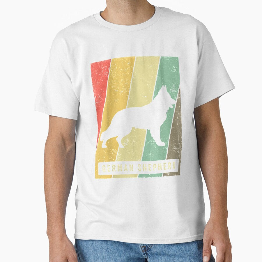 German Shepherd Dog Retro Vintage Gift by ninapfvu