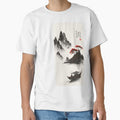 A Muted Chinese Ink Art T-Shirt by ROYALBIRDS