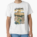 Athens Vintage Travel Poster by TravelerRat