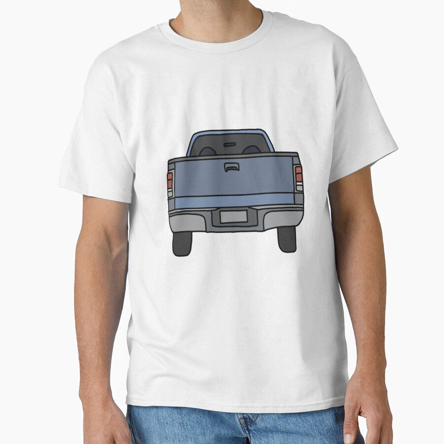 blue pickup truck butt meme, blue pickup truck butt stickers, blue pickup truck butt shirt For Mom Dad Kids by yota habi
