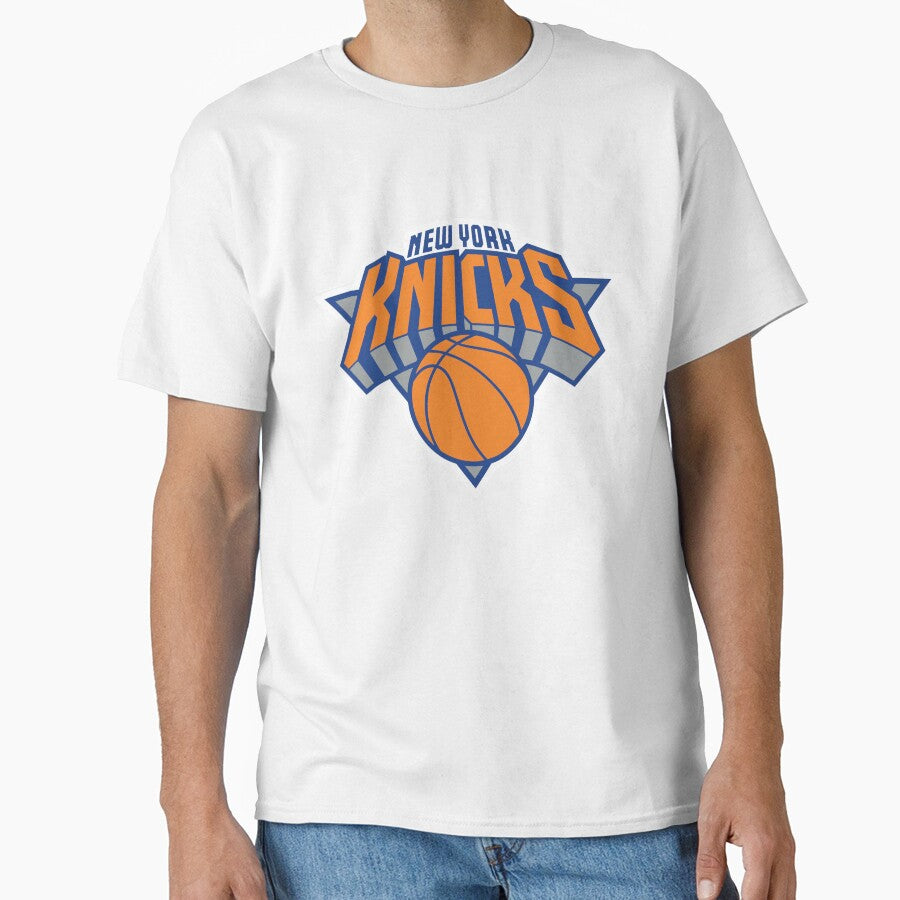 New York Knicks Basketball Logo Style Design | Retro NYC Sports Fan Art by UI Expert