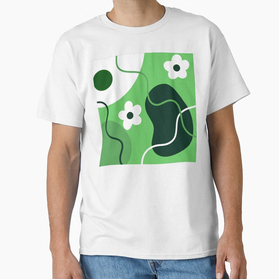 Boho Green Whimsical Nature by Sartoris Art