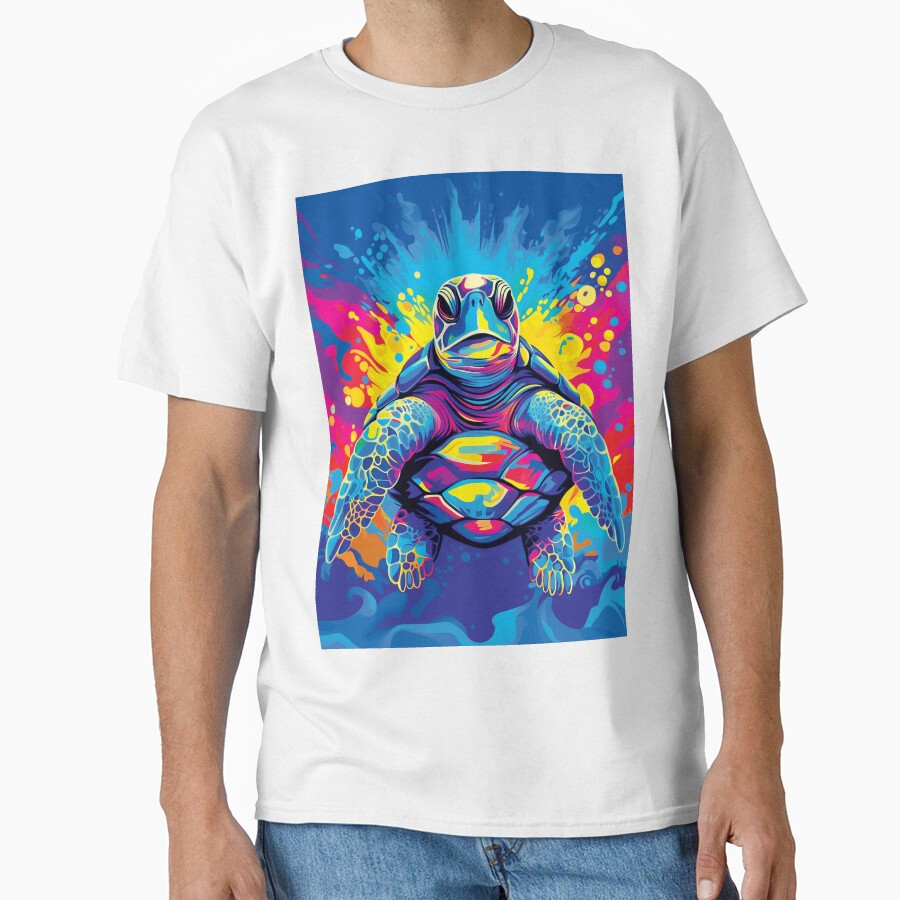 Sea Turtle Pop Art by FreakamaGeek