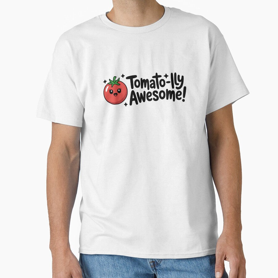 Tomato-lly Awesome! Cute Tomato Pun by PMCreative