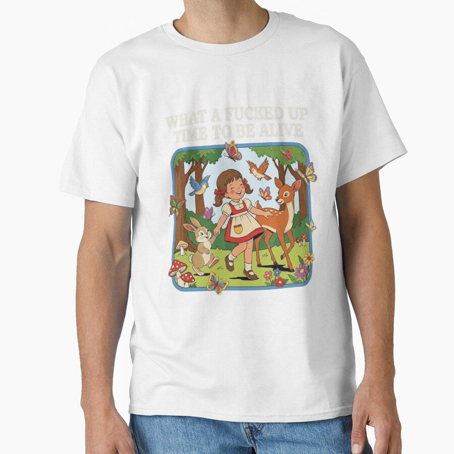 What a Fucked Up Time to Be Alive Vintage Storybook Sarcasm by haitrieuic96