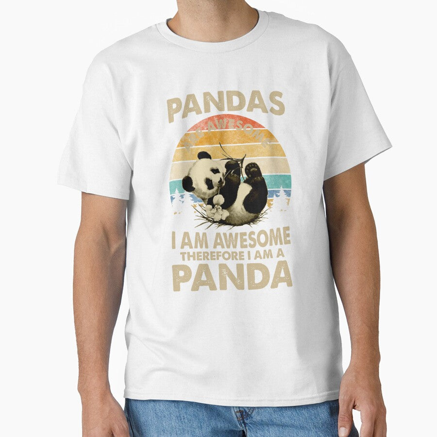 Retro Awesome Panda by spellmadebylee