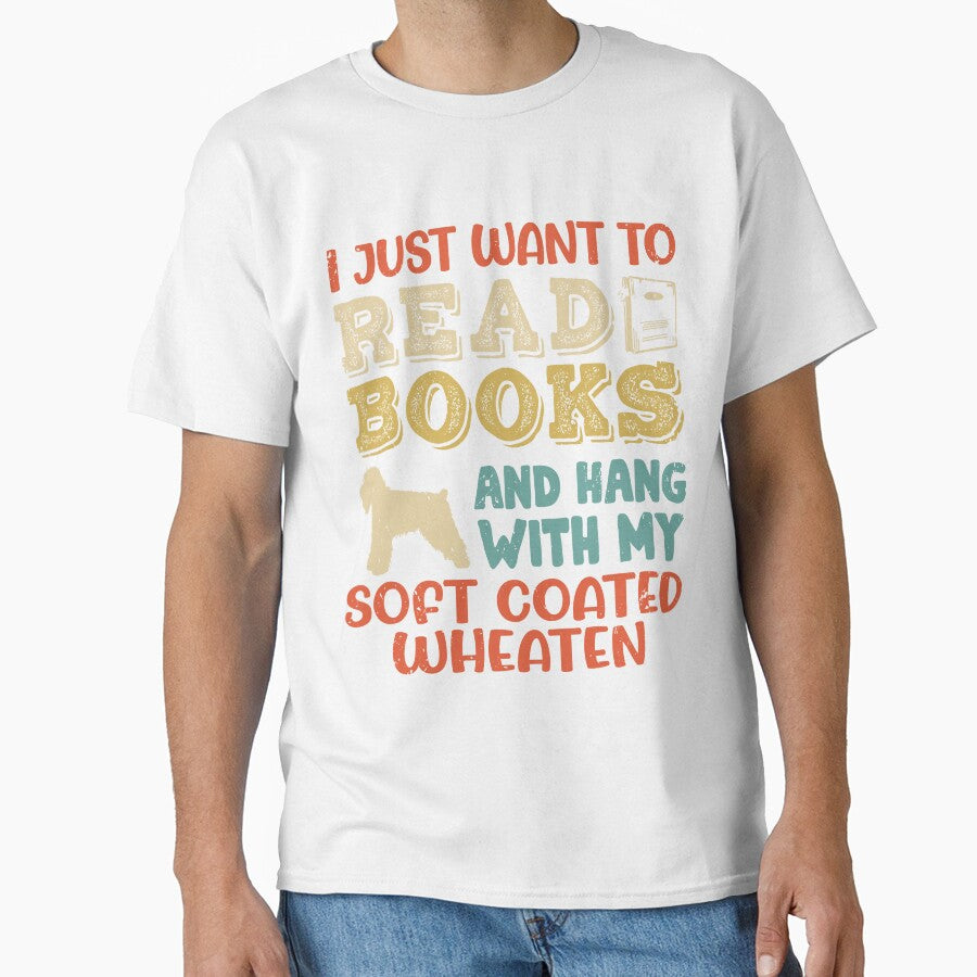 Soft Coated Wheaten Dog Dad Mom And Book Lover by rafaeltto