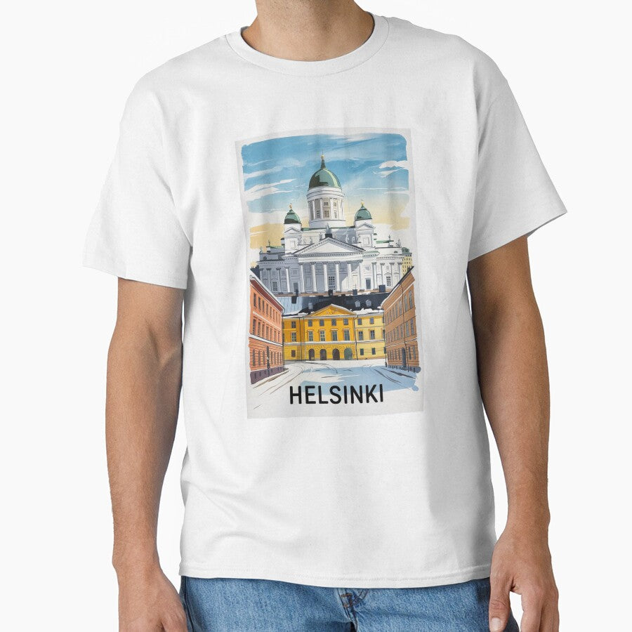 Helsinki Vintage Travel Poster by TravelerRat