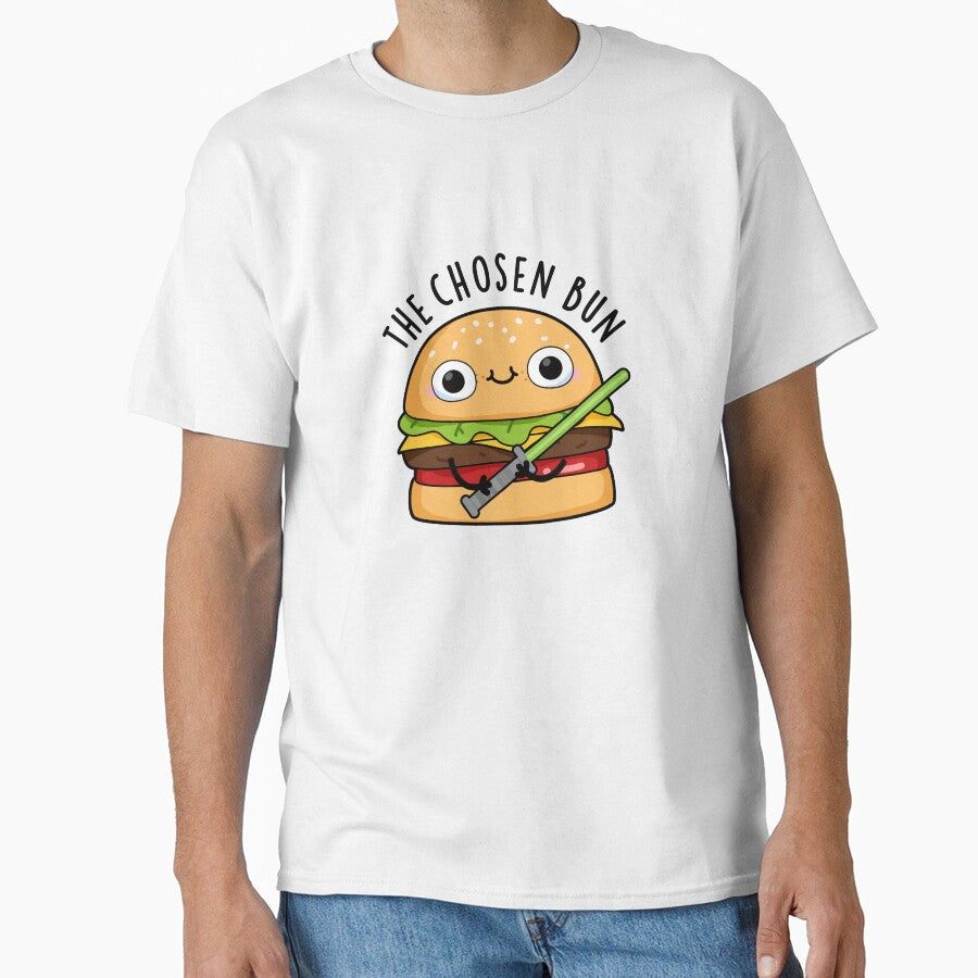 The Chosen Bun Funny Food Warrior Bun Pun by punnybone