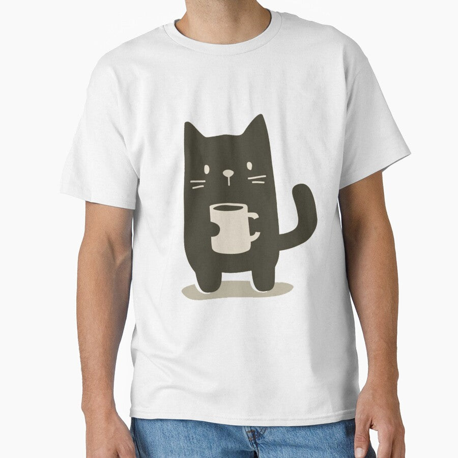 Cat and coffee by garlettanibel