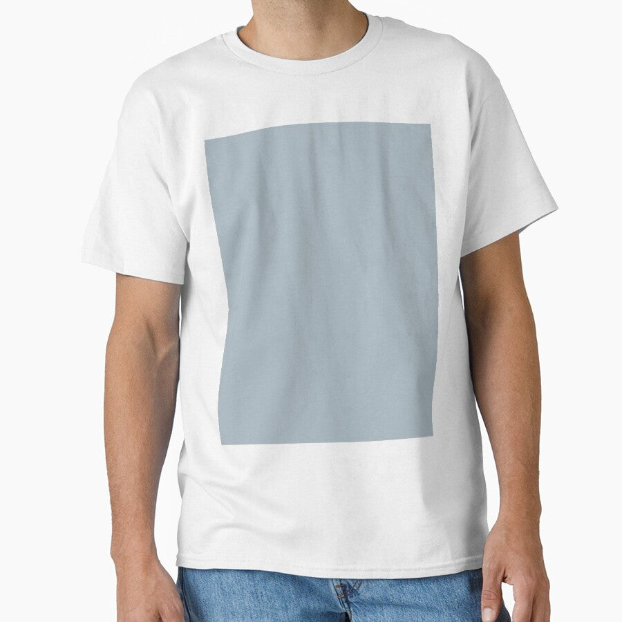Plain Solid Color Chic Gray Pastel Blue Gray Neutral Blue Grey by mimihuang creations