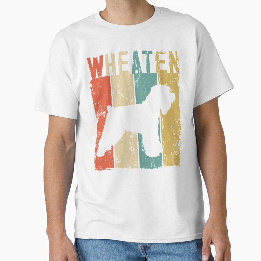 Soft Coated Wheaten Terrier Dog Vintage Retro Style by rafaeltto