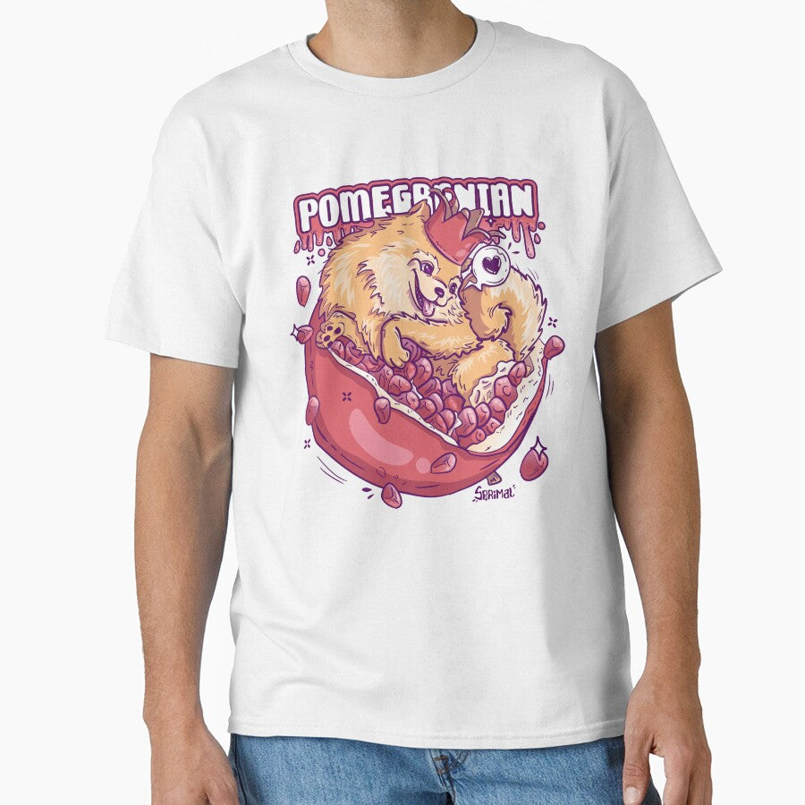 Pomeranian pomegranate pun Pomegranian by SPIRIMAL