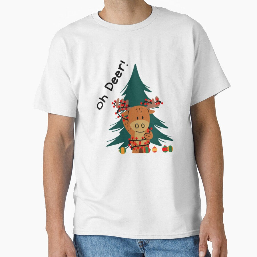 Oh Deer! - Funny Christmas Pun by LMoonDesigns