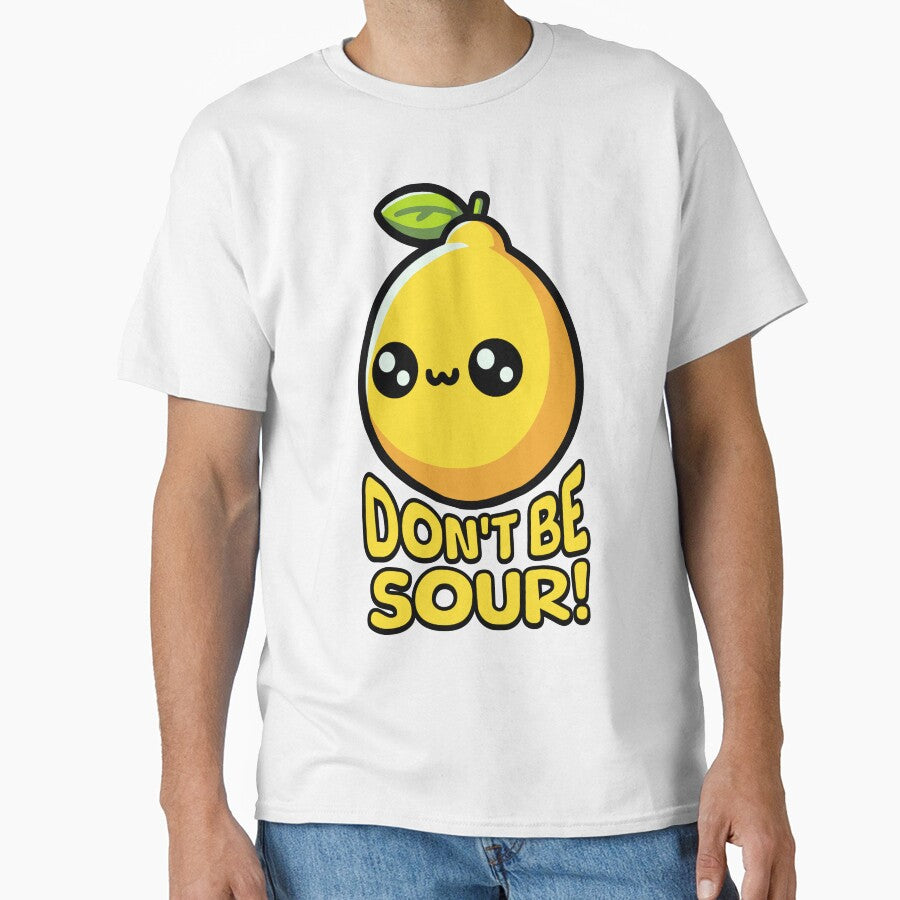 Don't Be Sour! Cute Lemon Pun by PMCreative
