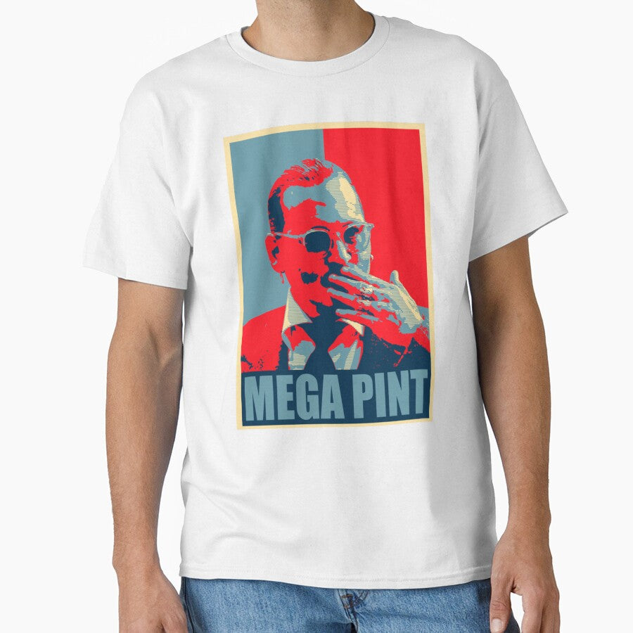 Mega Pint Amber Oversized Blue Pop Art Poster by cautrapinacka