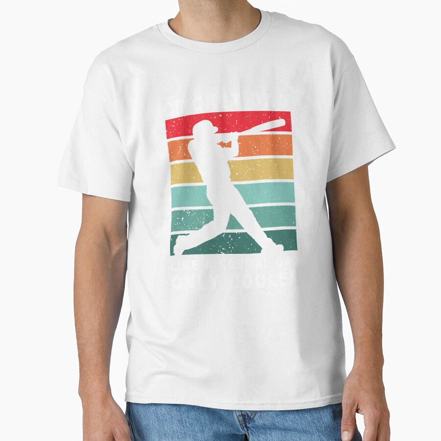 Cricket Dad Retro Vintage Like a Normal Dad Only Cooler  Father's Day Gift by SvgmagicArt