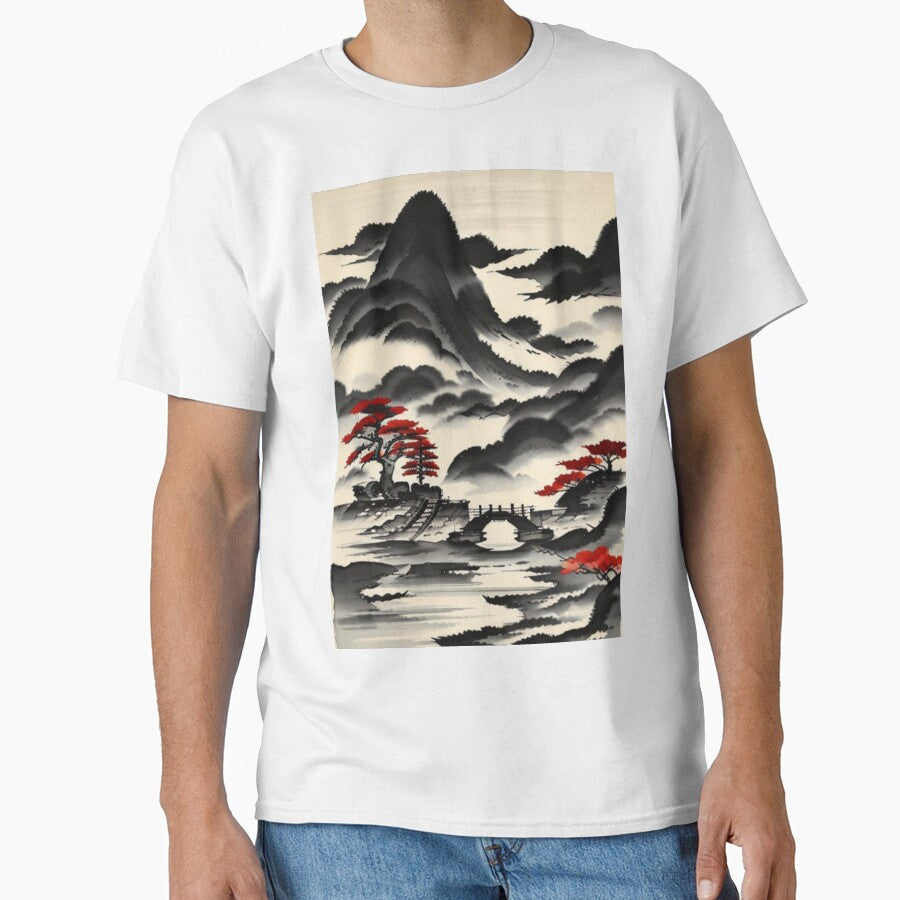 chinese landscape by Avril Rivers