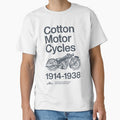 Cotton Motorcycles Gloucester - Helvetica Matt Black by IronFlyers