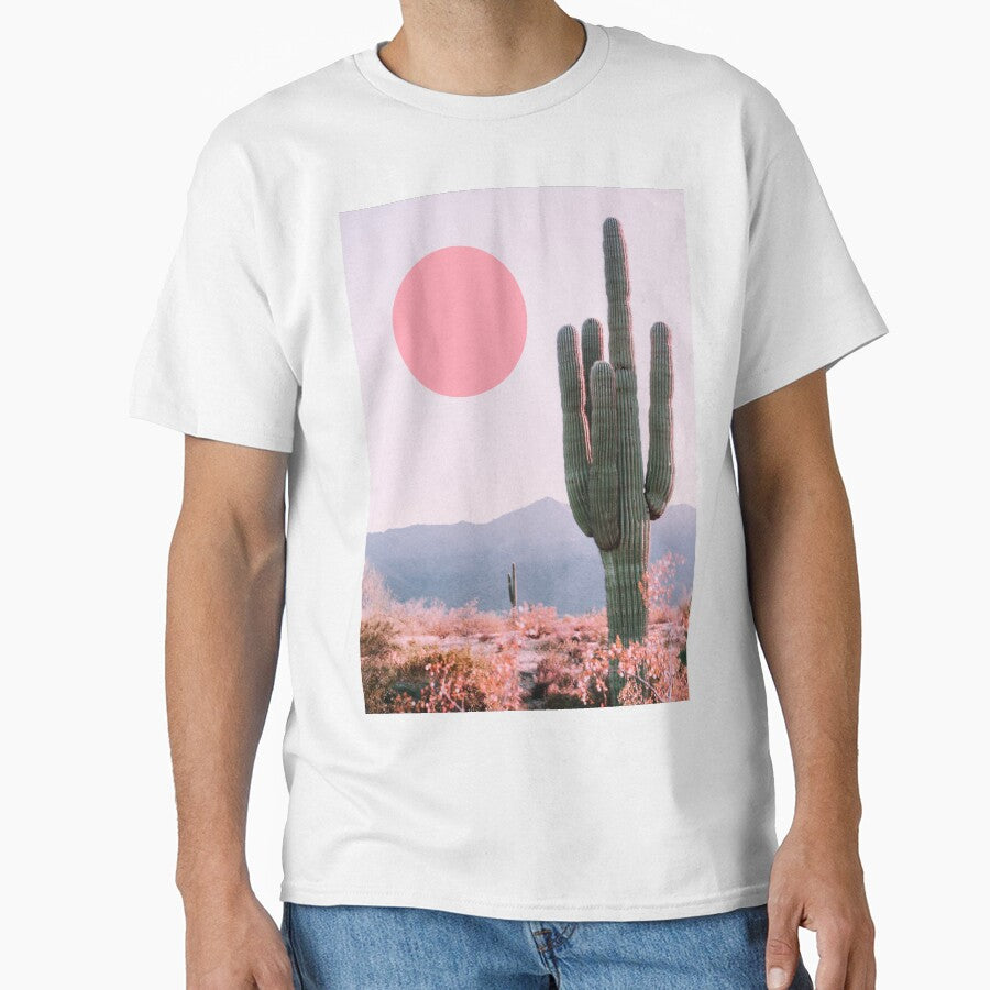 Cactus pink sun retro by ESCAPZ