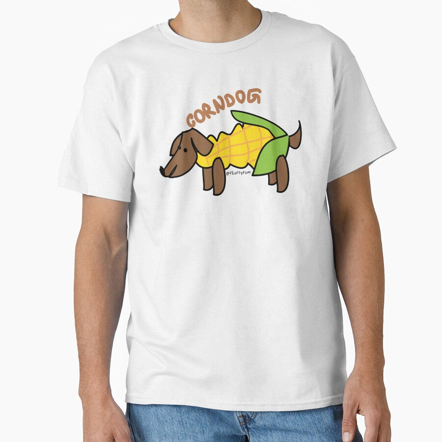 Corndog cute funny pun by fluffyfamcraft