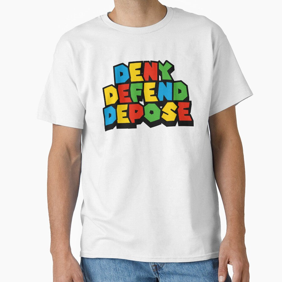 Retro Deny Defend Depose by RetroBurrito