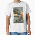 Brisbane Vintage Travel Poster by TravelerRat