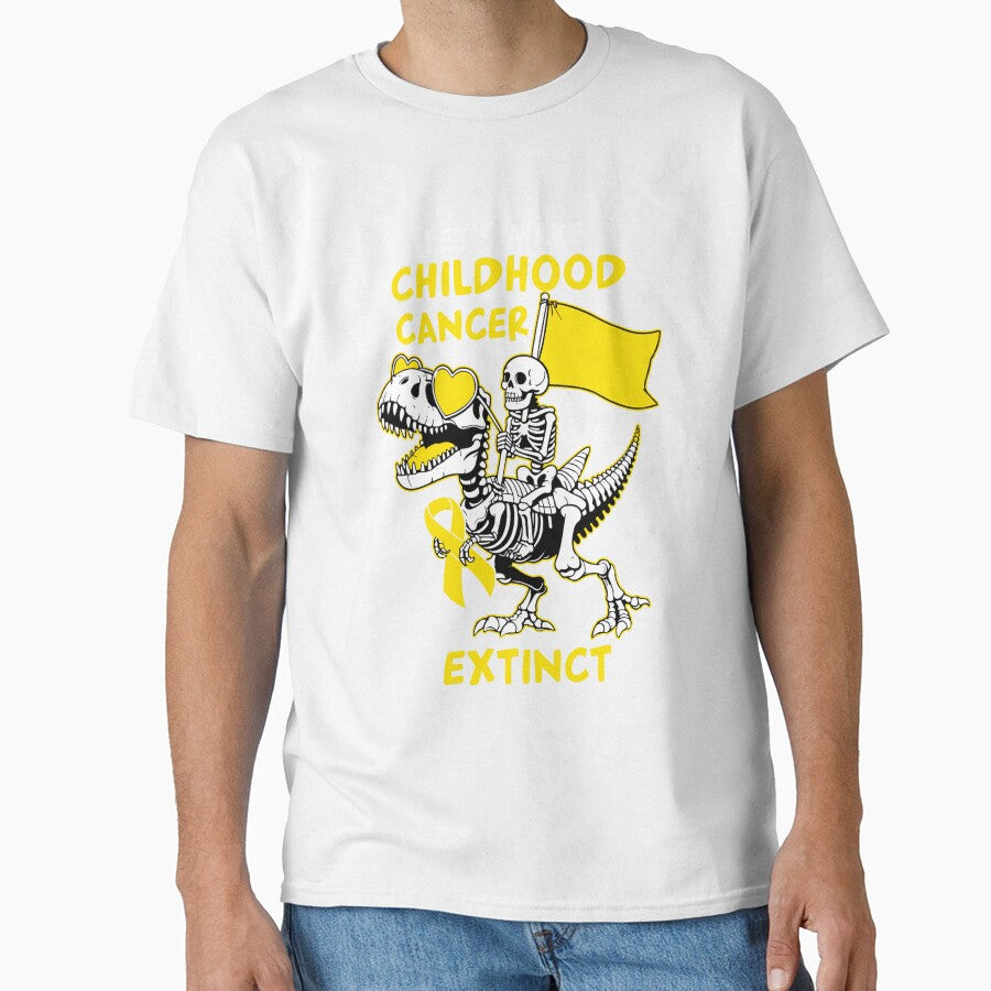 Let's Make Childhood Cancer Extinct Shirt For Dinosaur Lovers, Dino Pediatrician Pedia Outfit by Julie-wl