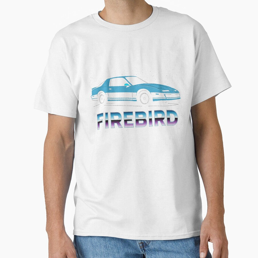 Third Gen Pontiac Firebird Retro 80s Muscle Car Minimalist Art by TheArtOfCar