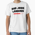 Dad Joke Loading. Funny Dad Joke Quote. Black and Red by That Cheeky Tee