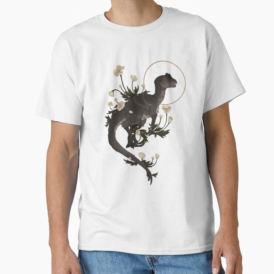 Flowery Allosaurus meme, Flowery Allosaurus stickers, Flowery Allosaurus shirt For Mom Dad Kids by yota habi