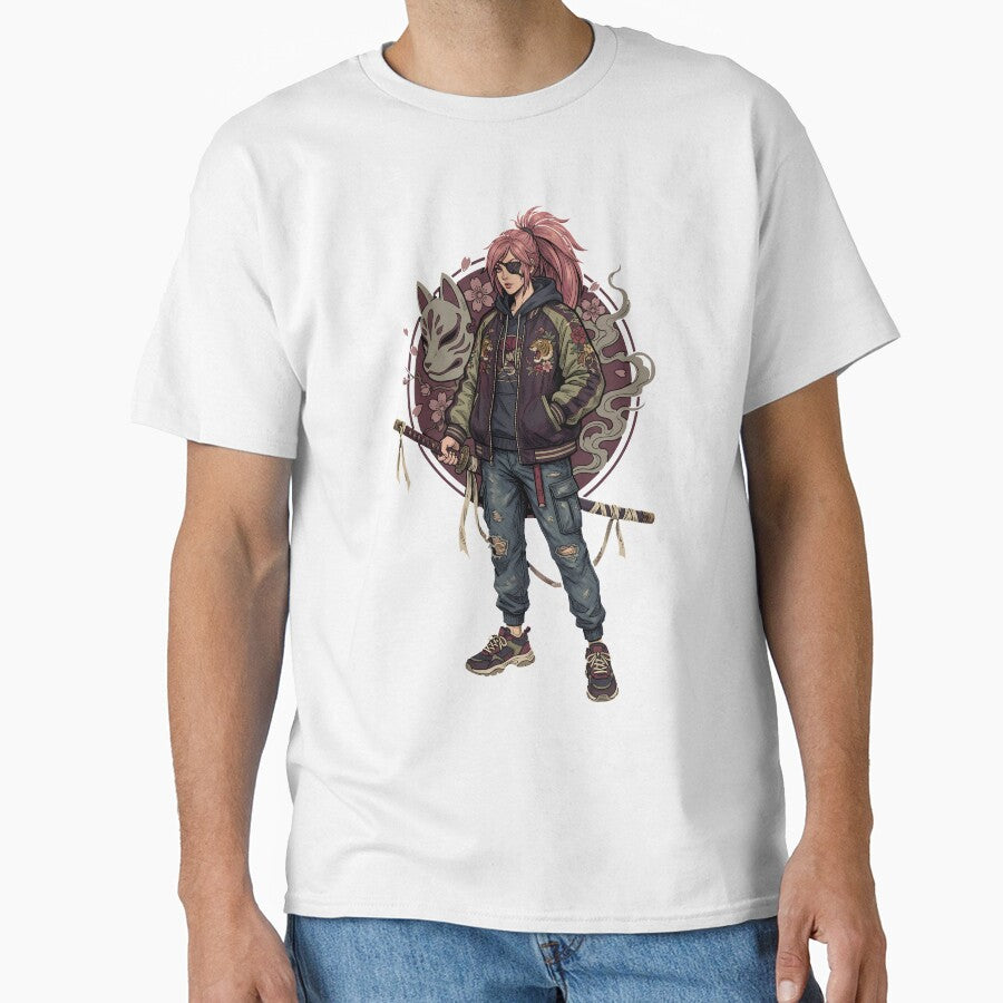 Baiken Off-Duty Casual – Pink Hair Eyepatch Street Style by Senpaiwaves