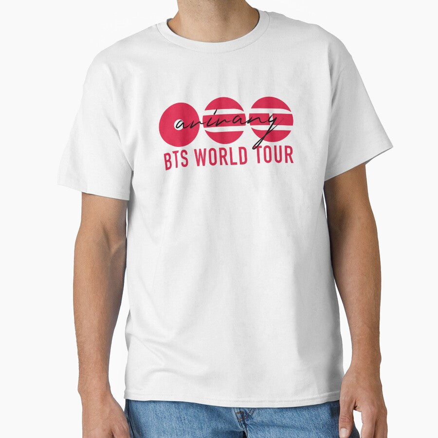 BTS ARIRANG  - red and black - bts world tour 2026 by moteesshop