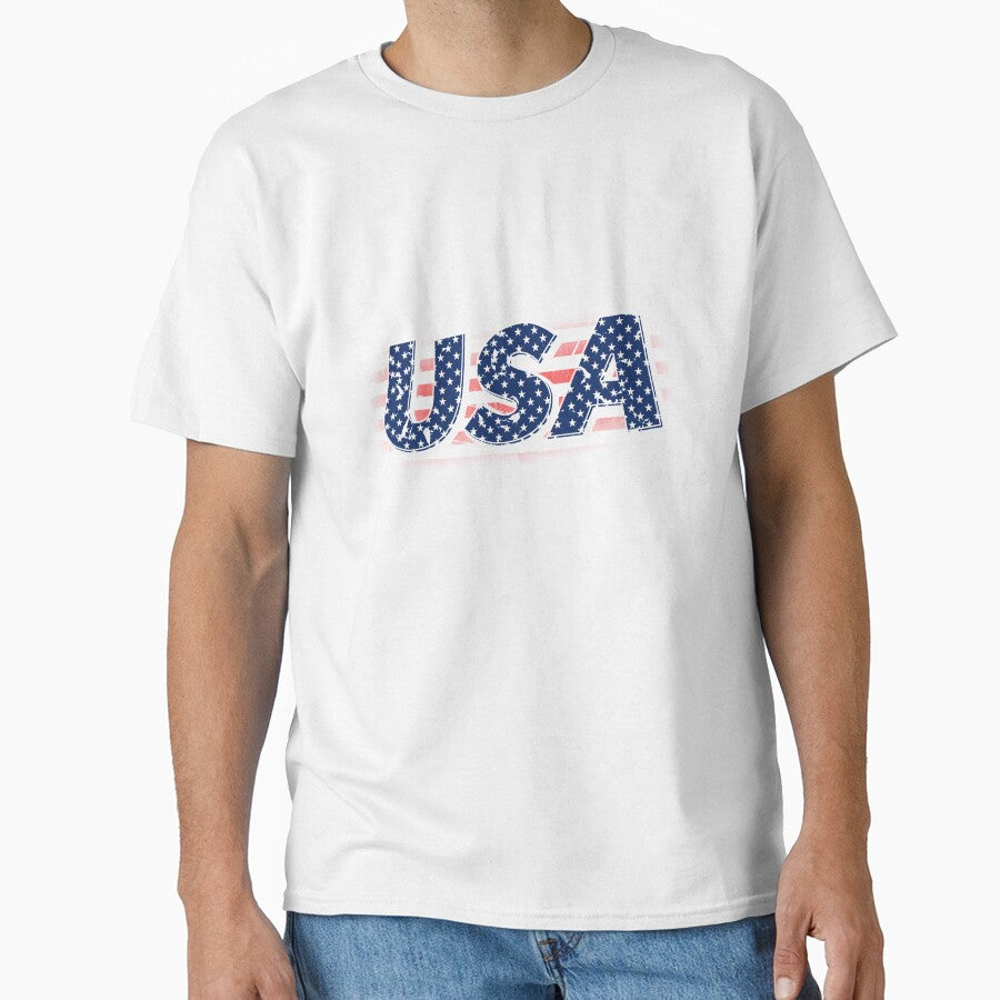 USA Stars T-Shirt for Men and Women by AllStarMerch