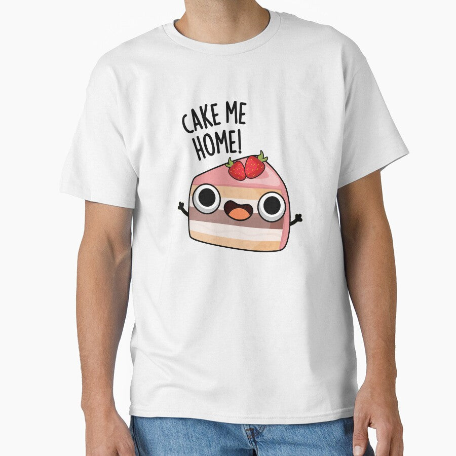 Cake Me Home Funny Food Pun by punnybone