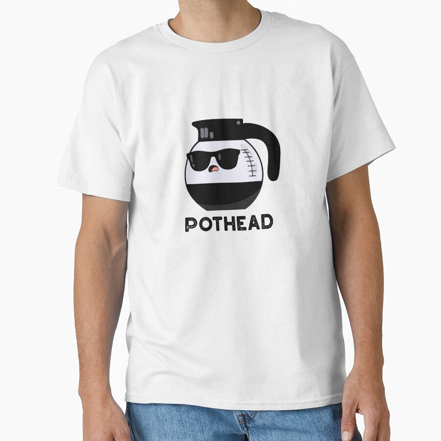 Pothead Cute Coffee Pot Pun by punnybone