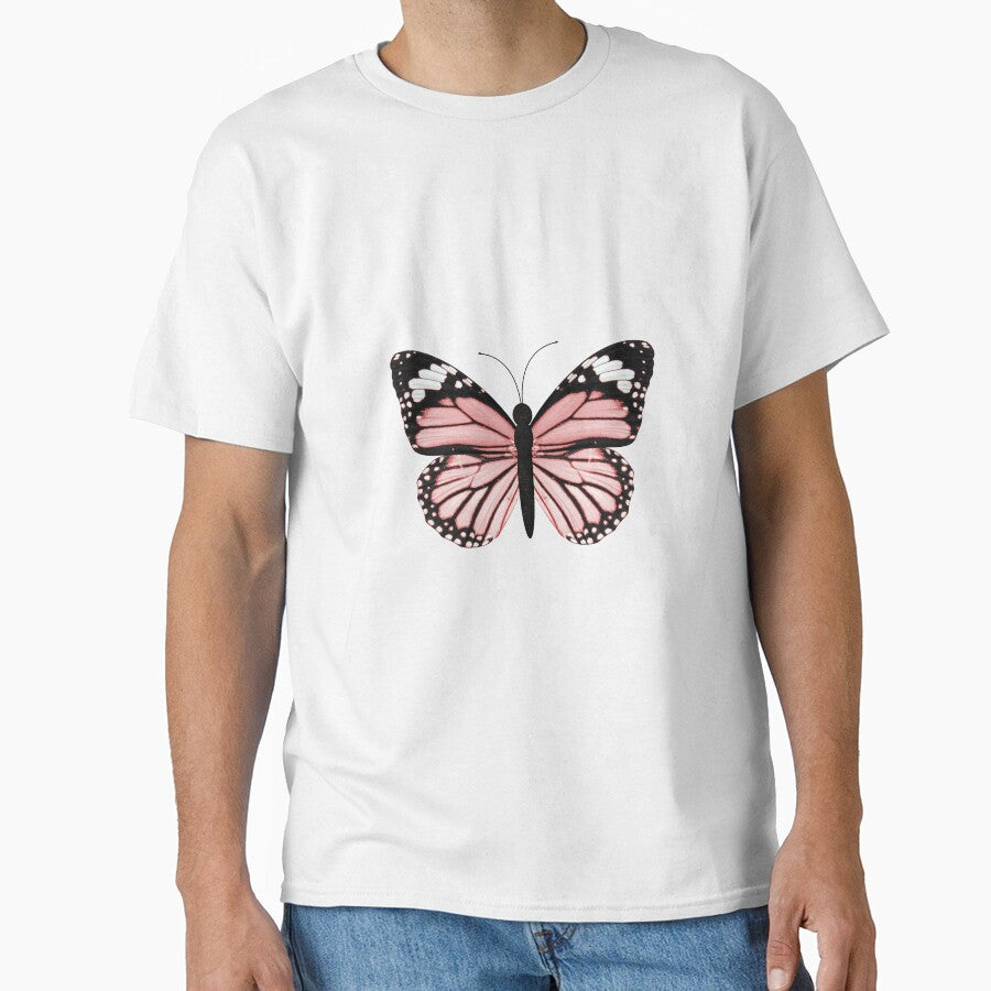 Light Pink Butterfly meme, Light Pink Butterfly stickers, Light Pink Butterfly shirt For Mom Dad Kids by yota habi