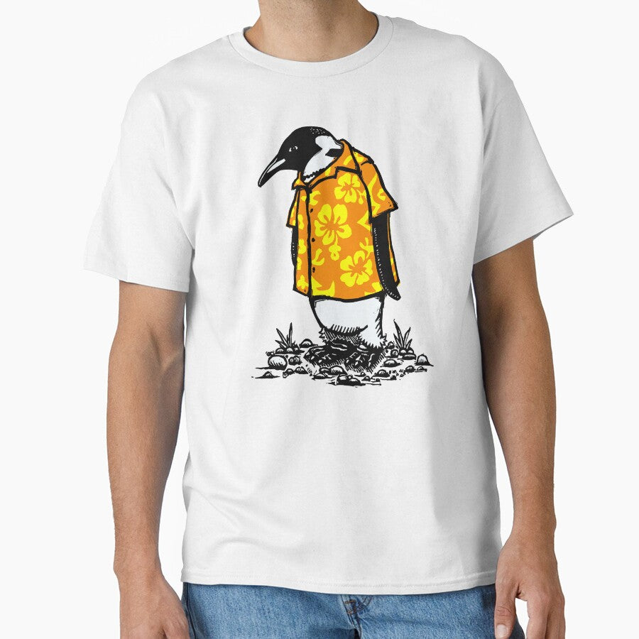 Hawaiian Shirted Penguin by LiquoriceLino