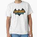 Dadman Hero Parody – Funny Super Dad Tee Design by ndalamson