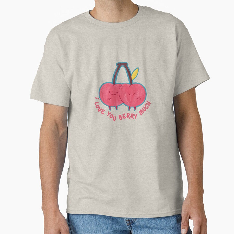 I Love You Berry Much Cute Cherry Pun by The-Melon-Cart