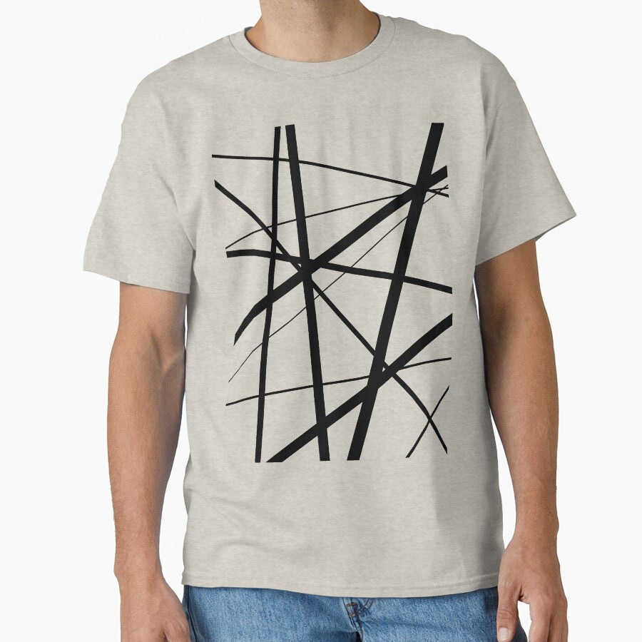 Black and White Geometric Lines by UrbanEpiphany