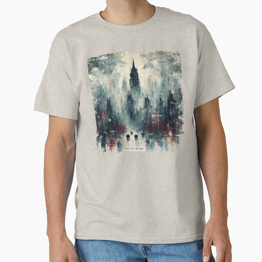THE POGUES T-shirt - Fairytale of New York Expressionist by Sovietmovies