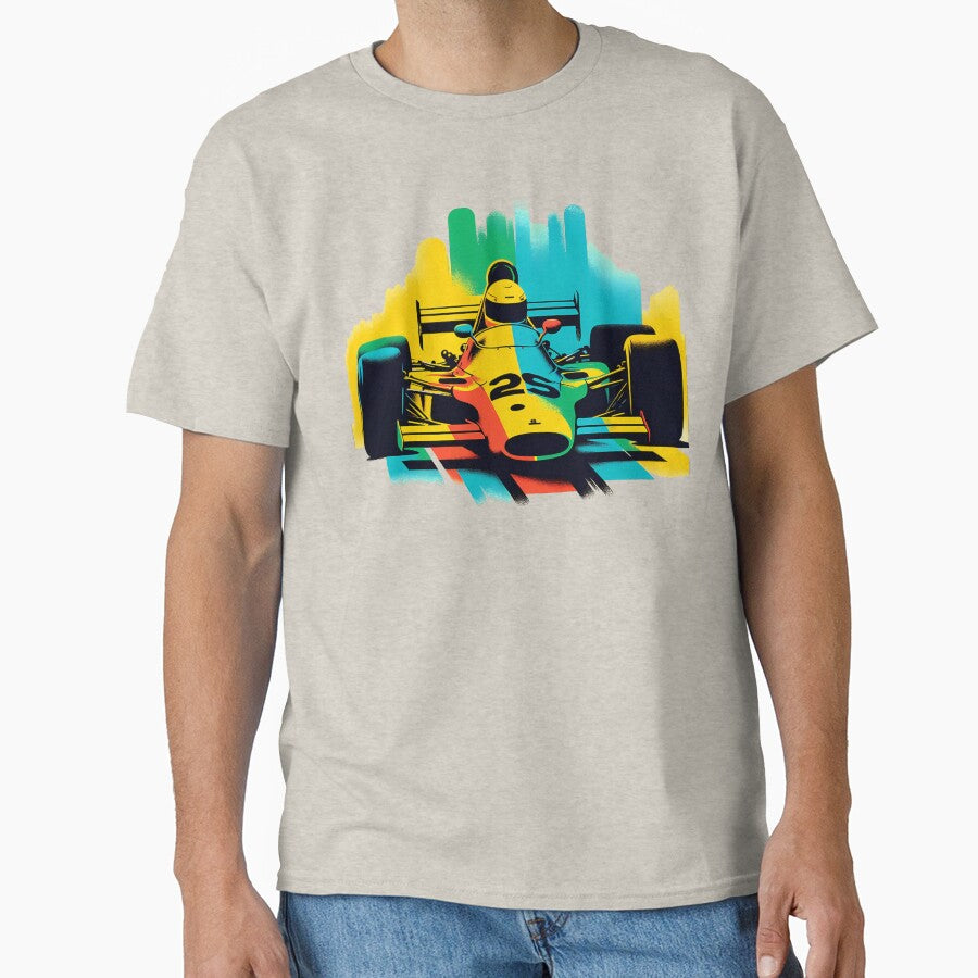 Formula 1 car retro style by TaevasDesign